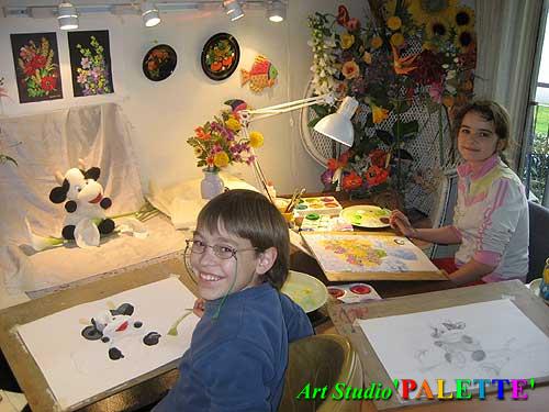 Art Studio PALETTE.  Denis and Anastasia