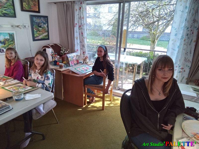 Art Studio PALETTE.  2024 Karina, Polina, Elena, Ana