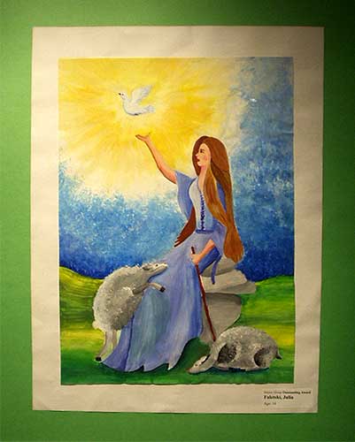 Art Studio PALETTE. 2004 Easter Drawing Contest Outstanding Award<br>Senior Group (13-16 years old)