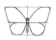 Lesson 1. Graphic drawing Butterfly. Pic. 2